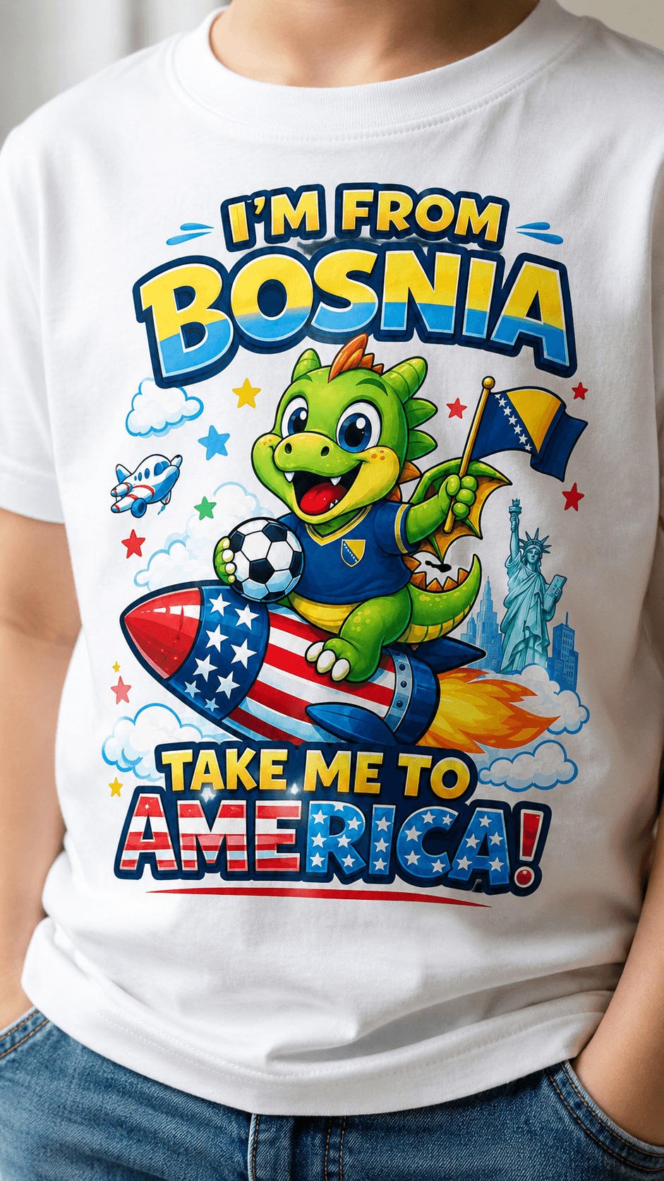 Djecija Majica Take Me To America